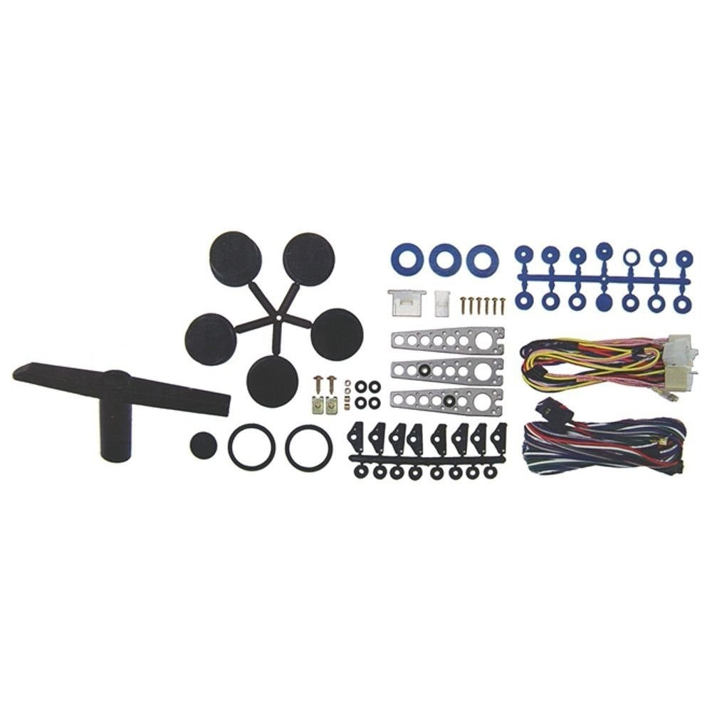 Universal 2 Door Electric Car Truck Power Window Conversion Kit Roll Up Switches