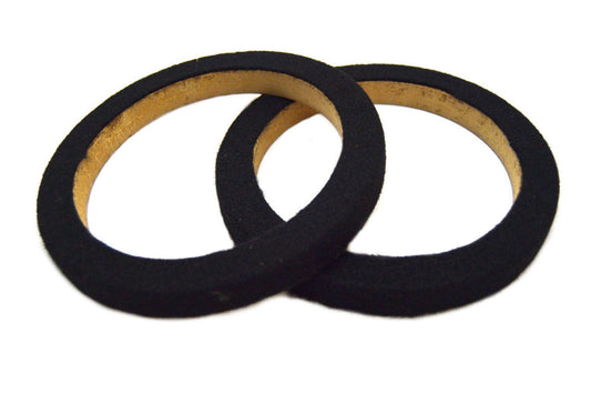 2 Pieces 6" MDF Speaker Ring Mounting Spacer Custom Car Audio Black Carpet