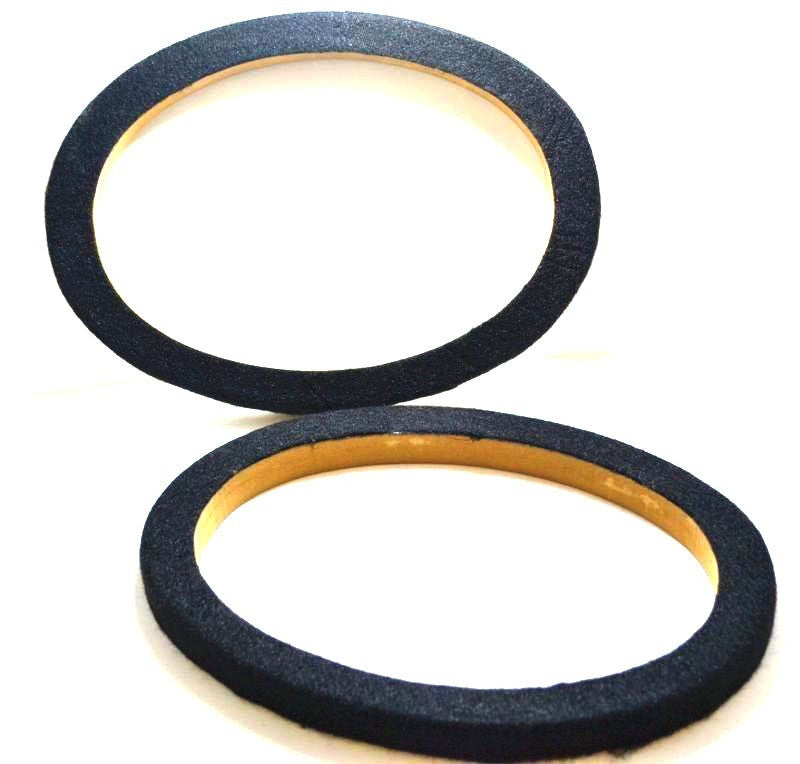 1 Pair 8" MDF Speaker Ring Black 2 Pieces SPEAKER MOUNTING SPACER RINGS CAR