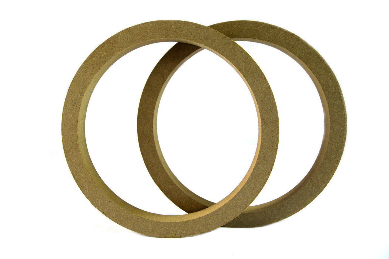 1 Pair 12" MDF Speaker  SPEAKER MOUNTING SPACER RINGS FOR FIBERGLASS