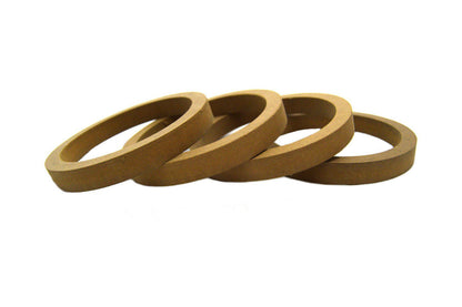 10 Pair 6.5" MDF Speaker Ring RING-6.5R Speaker Mounting Spacer Rings 20 Pack