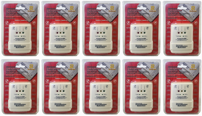 10 Pack of Pipeman's Installation Solution 115V Surge Protector 1500 W PROTECTX-DRF