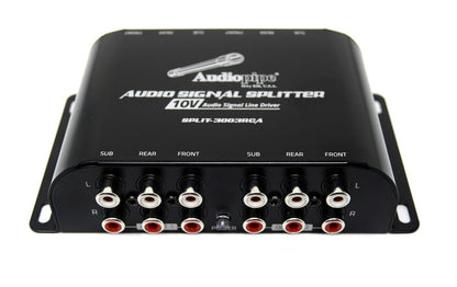 3 Way Cross Over Line Driver Split-3003 Audiopipe Front Rear Sub Amplifier