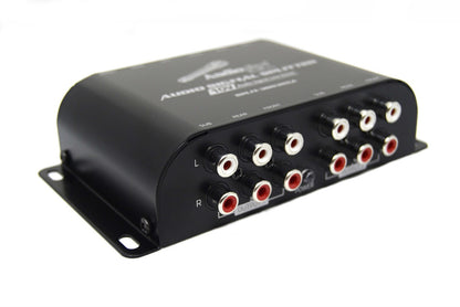 3 Way Cross Over Line Driver Split-3003RCA 10V Front Rear Sub Amplifier 9 Output