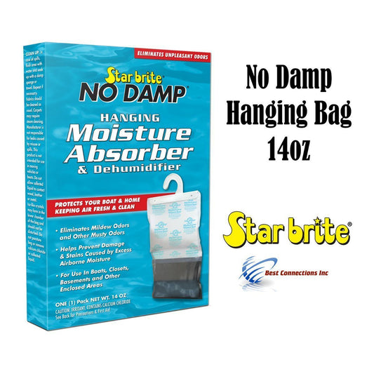 No Damp Hanging Moisture Absorber & Dehumidifier 14oz Star Brite 85470 RV Boat