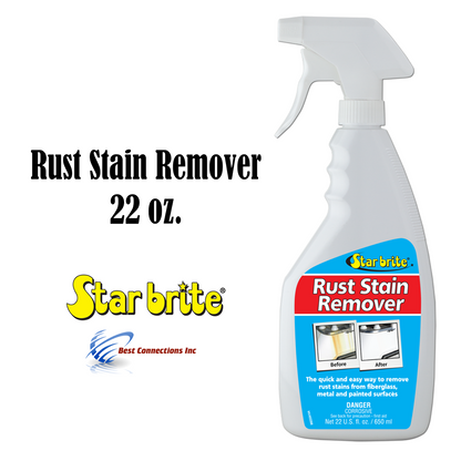 Rust Stain Remover Spray 22oz Good For Fiberglass & Metal StarBrite 89222