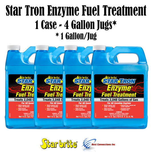 Star Brite Star Tron Enzyme Fuel Treatment 4 Gallons Treats 8192 Gallons of Gas