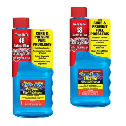 2-Pack Star Tron SEF Gasoline Additive 8oz Classic Gas Formula Star Brite 14308