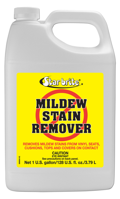 Star Brite 85600 Mildew Stain Remover Good For Vinyl Seats & Cushions (1 Gallon)