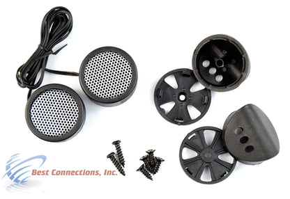 100 Packs 500W Super High Frequency Car Audio Mini Tweeters Built-In Crossover