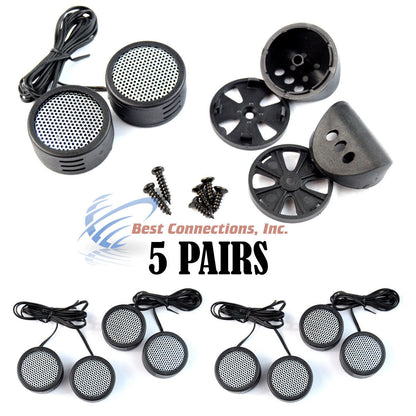 Car Audio Super Tweeters With Built In Crossovers 500 Watt 5 Pairs XTC-3300