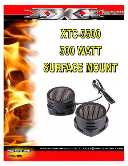 Xxx 120w High Frequency Car Truck Boat Stereo mini Tweeters Clamshell Packaging